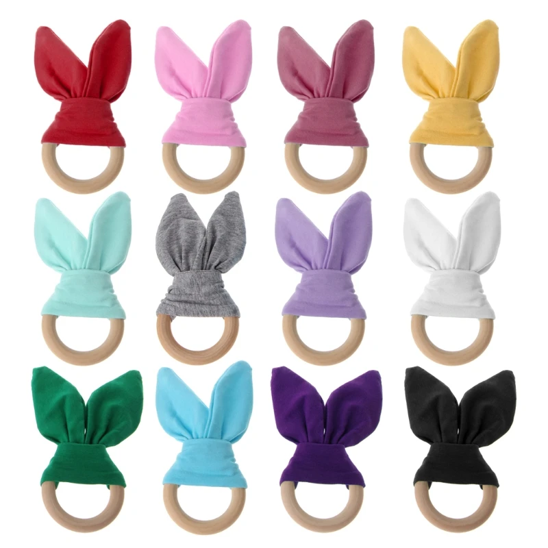 2021 Bunny Ear Teether Fabric Wooden Teething Ring With Crinkle Material Shower Gift New
2021 Bunny Ear Teether Fabric Wooden Teething Ring With Crinkle Material Shower Gift New