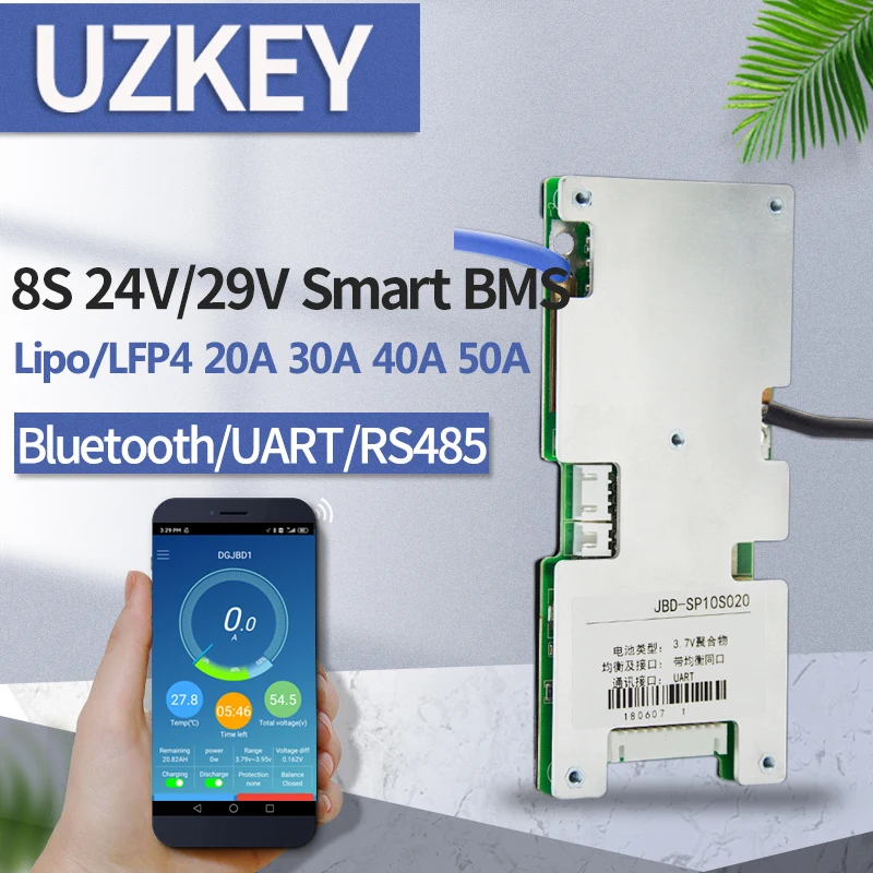 Умный BMS 9s 29 в 20a 30a 40a 50a LiFePo4 UART RS485 32 В Поддержка Bluetooth баланс Электрический скутер литий-ионный аккумулятор PCM
Умный BMS 9s 29 в 20a 30a 40a 50a LiFePo4 UART RS485 32 В Поддержка Bluetooth баланс Электрический скутер литий-ионный аккумулятор PCM