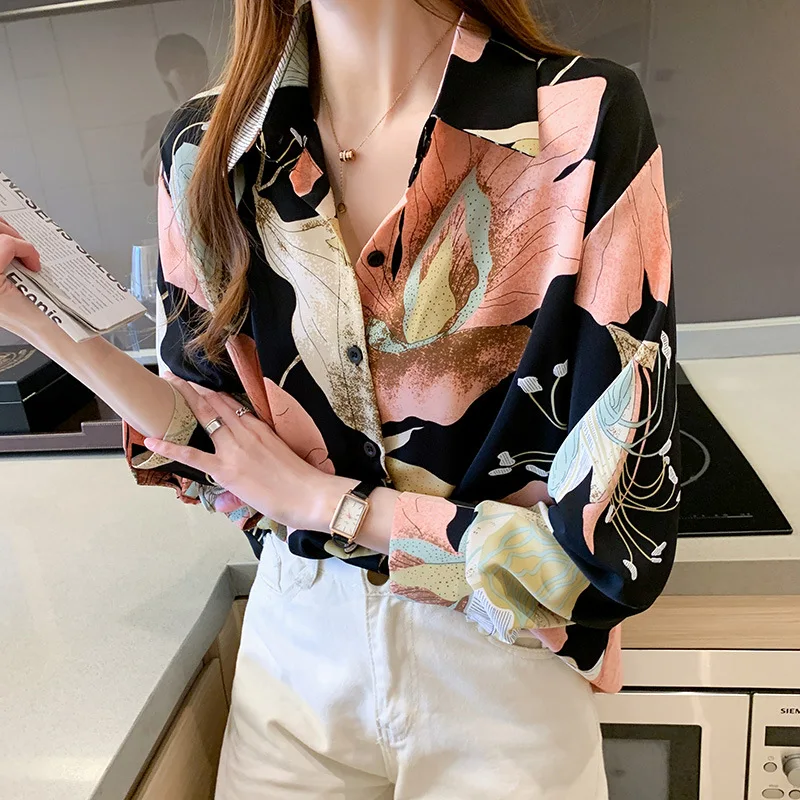 Women Blouse Long and Short Sleeve Print Shirts Vintage Office Ladies Tops Femme Chandails Za 2021 Fashion Blusa De Mujer Ins
Women Blouse Long and Short Sleeve Print Shirts Vintage Office Ladies Tops Femme Chandails Za 2021 Fashion Blusa De Mujer Ins