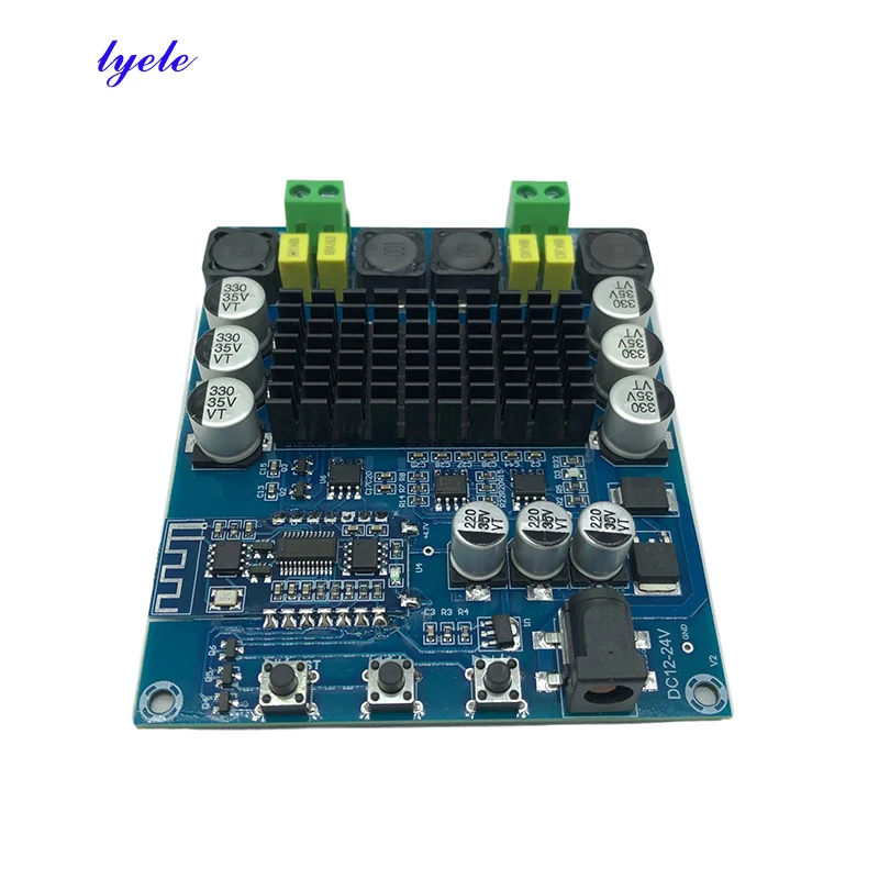 Плата цифрового усилителя мощности TPA3116D2 с Bluetooth 5,0, плата мощного двухканального аудио усилителя мощности
Плата цифрового усилителя мощности TPA3116D2 с Bluetooth 5,0, плата мощного двухканального аудио усилителя мощности