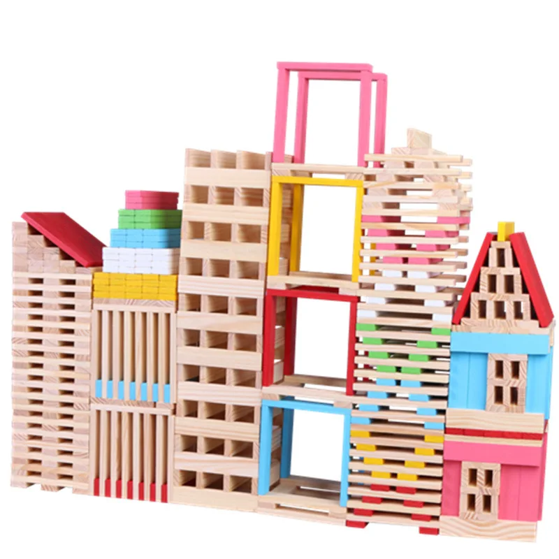 150 PCs Wooden Building Model Material Wood Stick Building Blocks Plate Stack Tower Big Kid Educational Toy Educational Building
150 PCs Wooden Building Model Material Wood Stick Building Blocks Plate Stack Tower Big Kid Educational Toy Educational Building