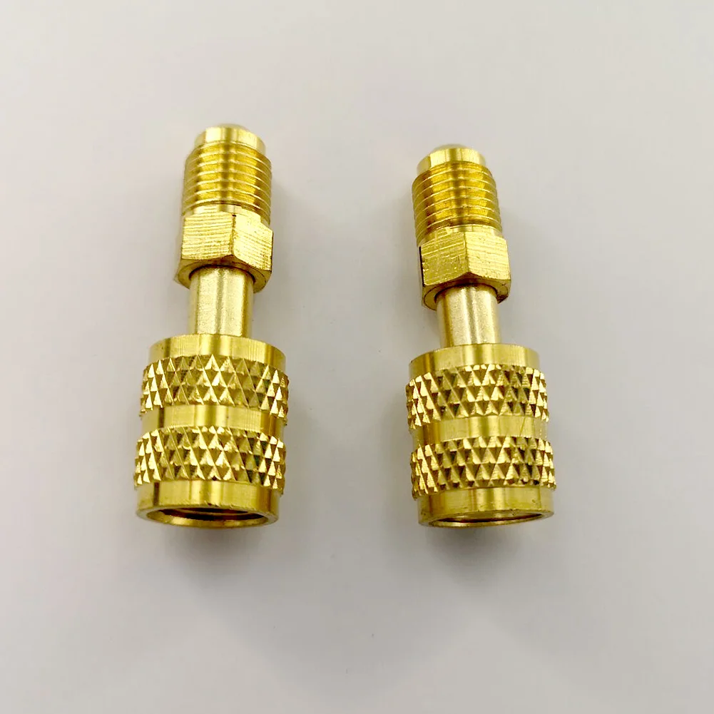 2 Pcs Fluoride Conversion Head Car AC Cool R410a Adapter 5/16\\\" SAE Female Quick Couplers To 1/4\\\" SAE Male Flare
2 Pcs Fluoride Conversion Head Car AC Cool R410a Adapter 5/16\\\" SAE Female Quick Couplers To 1/4\\\" SAE Male Flare