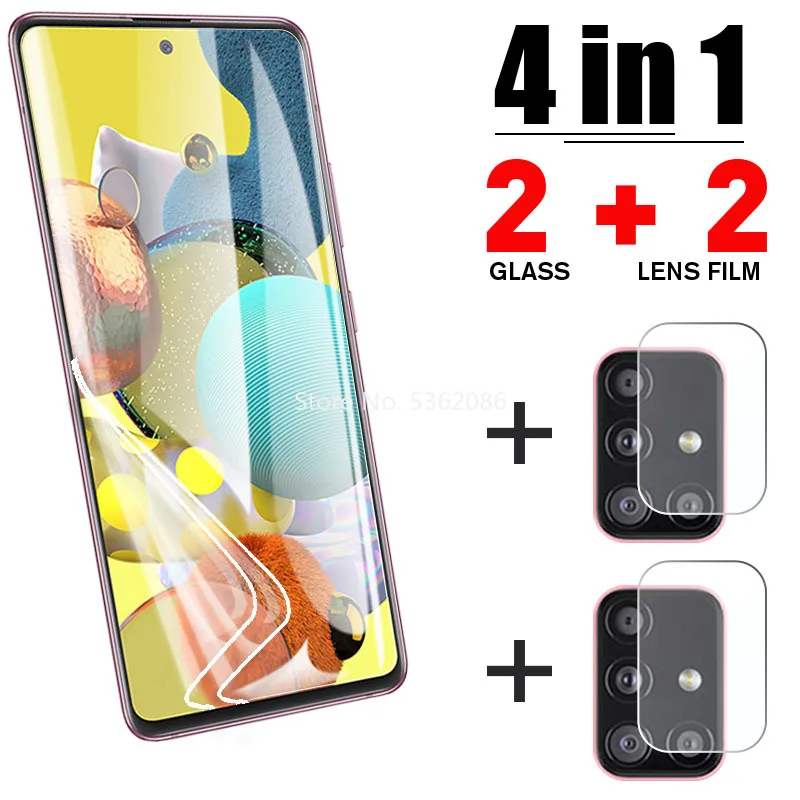 Гидрогелевая защитная пленка 4 в 1 для Samsung S10 S20 Plus FE объектива камеры Galaxy Note 10 20 Ultra