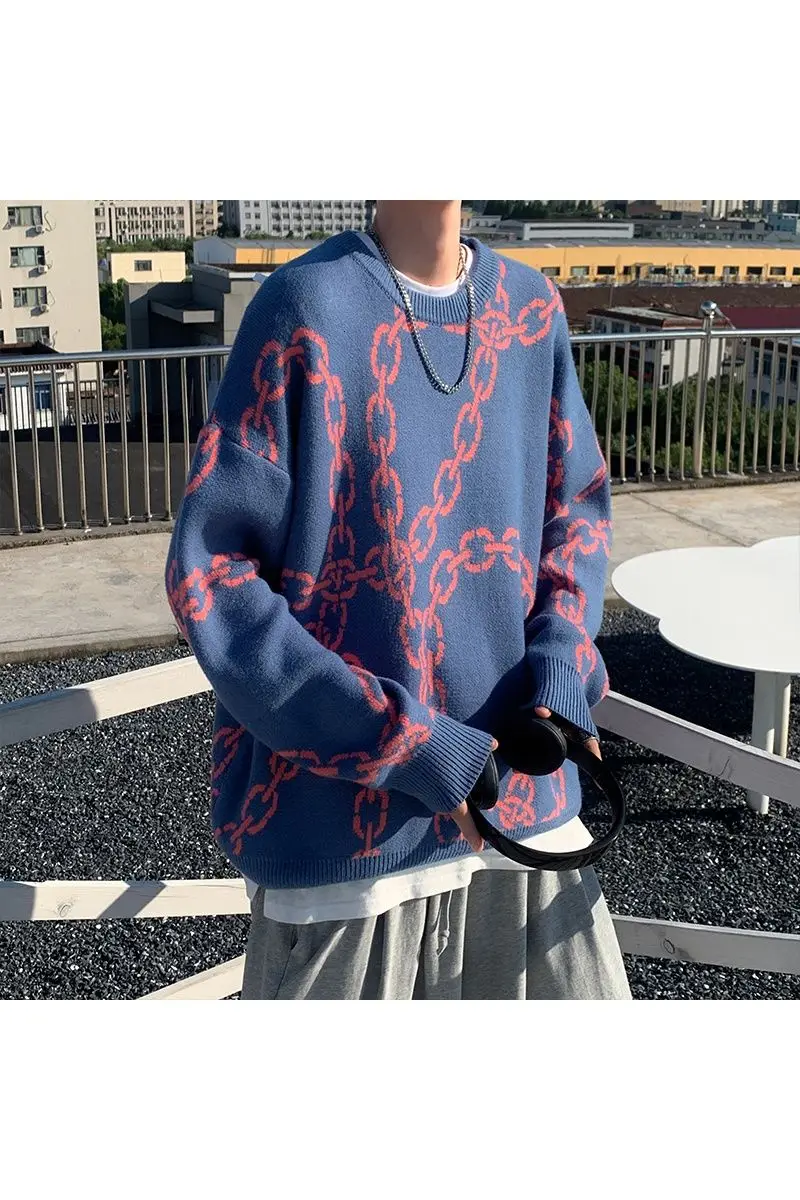 New Style Autumn Winter Pullover Sweater Men Clothes Male Is Loose Add Thick Korean Edition Street Fashion Bottom Line Garment
New Style Autumn Winter Pullover Sweater Men Clothes Male Is Loose Add Thick Korean Edition Street Fashion Bottom Line Garment