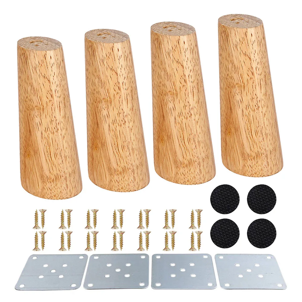4Pcs Height 8/20cm Solid Wood Furniture Legs, Inclined Cone Sofa Bed Cabinet Table and Chair Replacement Feet Sloping Feet
4Pcs Height 8/20cm Solid Wood Furniture Legs, Inclined Cone Sofa Bed Cabinet Table and Chair Replacement Feet Sloping Feet
