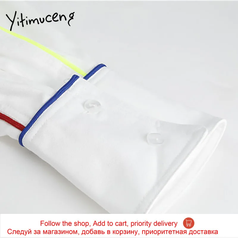 Yitimuceng Pockets White Blouse Women Button Shirts Loose Spring 2021 Long Sleeve Turn-down Collar Single Breasted Casual Tops
Yitimuceng Pockets White Blouse Women Button Shirts Loose Spring 2021 Long Sleeve Turn-down Collar Single Breasted Casual Tops