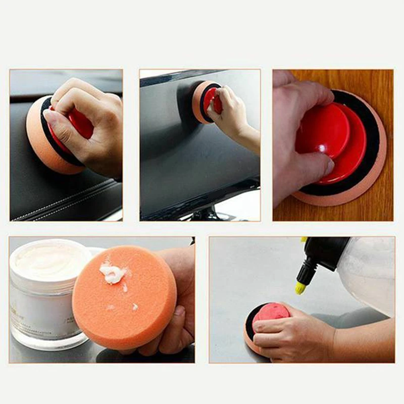 Car Wax 5-Piece Set Of Car Polish Sponge Durable Dual-Use Automobile Wash Polishing Pad Manual Home Cleaning Tool 
Car Wax 5-Piece Set Of Car Polish Sponge Durable Dual-Use Automobile Wash Polishing Pad Manual Home Cleaning Tool
