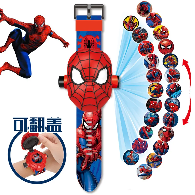 Children's Watch 3D Projection Cartoon Ultraman Spiderman Iron Man Princess Digital Watch Children Watch Toy
Children's Watch 3D Projection Cartoon Ultraman Spiderman Iron Man Princess Digital Watch Children Watch Toy