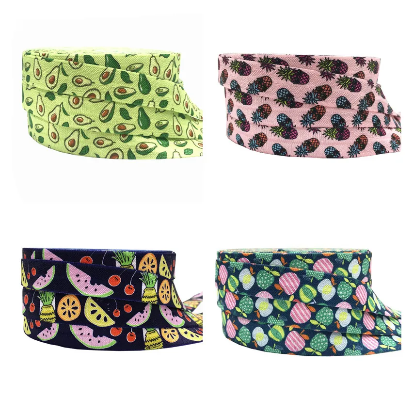 10Yards 16mm Avocado Pineapple Apple Printed Fold Over Elastic FOE Handmade Accessories DIY Hair Tie Party Decor Ribbon 
10Yards 16mm Avocado Pineapple Apple Printed Fold Over Elastic FOE Handmade Accessories DIY Hair Tie Party Decor Ribbon