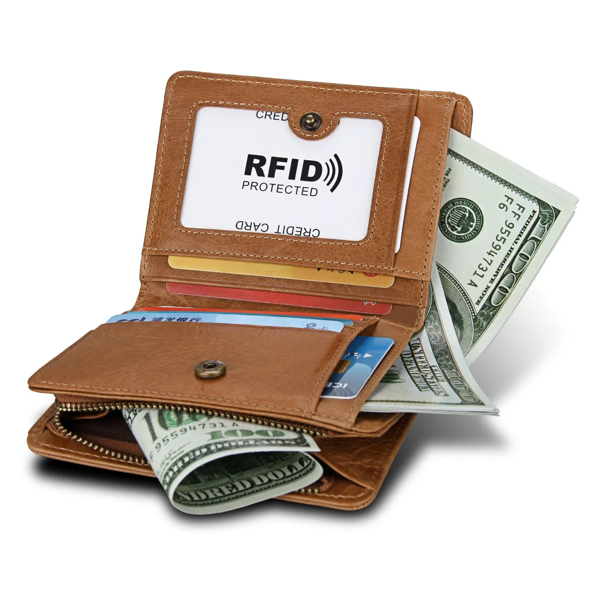 Hot-selling Anti-theft Mens Wallet Real Crazy Horse Leather Retro Money Purse Man Business Formal Leisure Wallet Card Storage
Hot-selling Anti-theft Mens Wallet Real Crazy Horse Leather Retro Money Purse Man Business Formal Leisure Wallet Card Storage