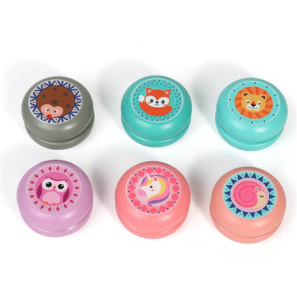 ZXZ animprime juguetes de madera yoyo mariquita nivienos yo-yo creativo Yo para bola G0149 Божья коровка | Игрушки и хобби