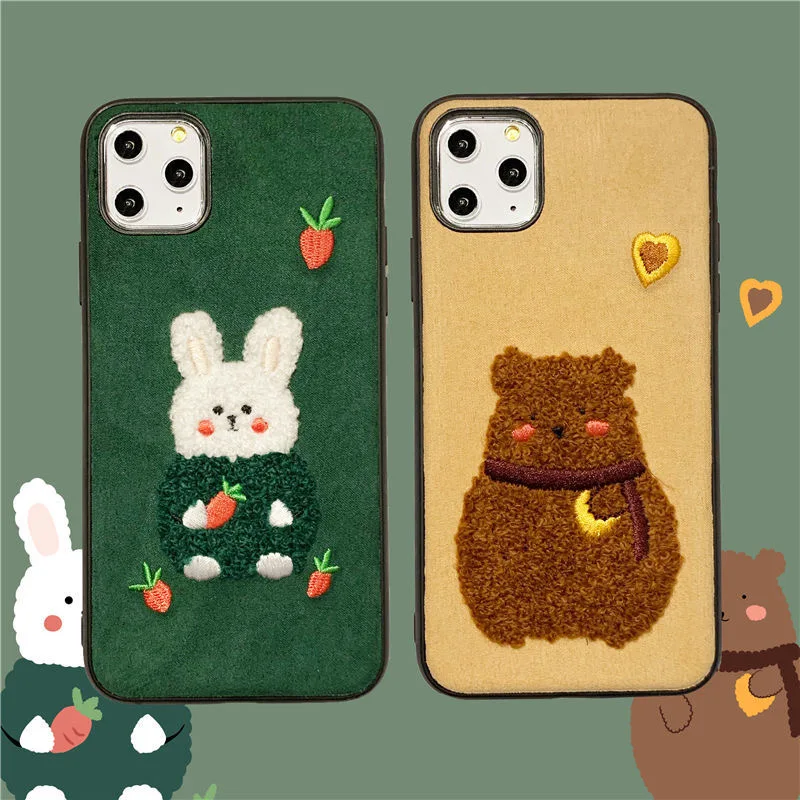 OEING Exquisite Embroidery Case For iPhone 12 11 Pro Max mini 7 8 XR X XS MAX SE Shockproof Comfortable Material Case Cover
OEING Exquisite Embroidery Case For iPhone 12 11 Pro Max mini 7 8 XR X XS MAX SE Shockproof Comfortable Material Case Cover