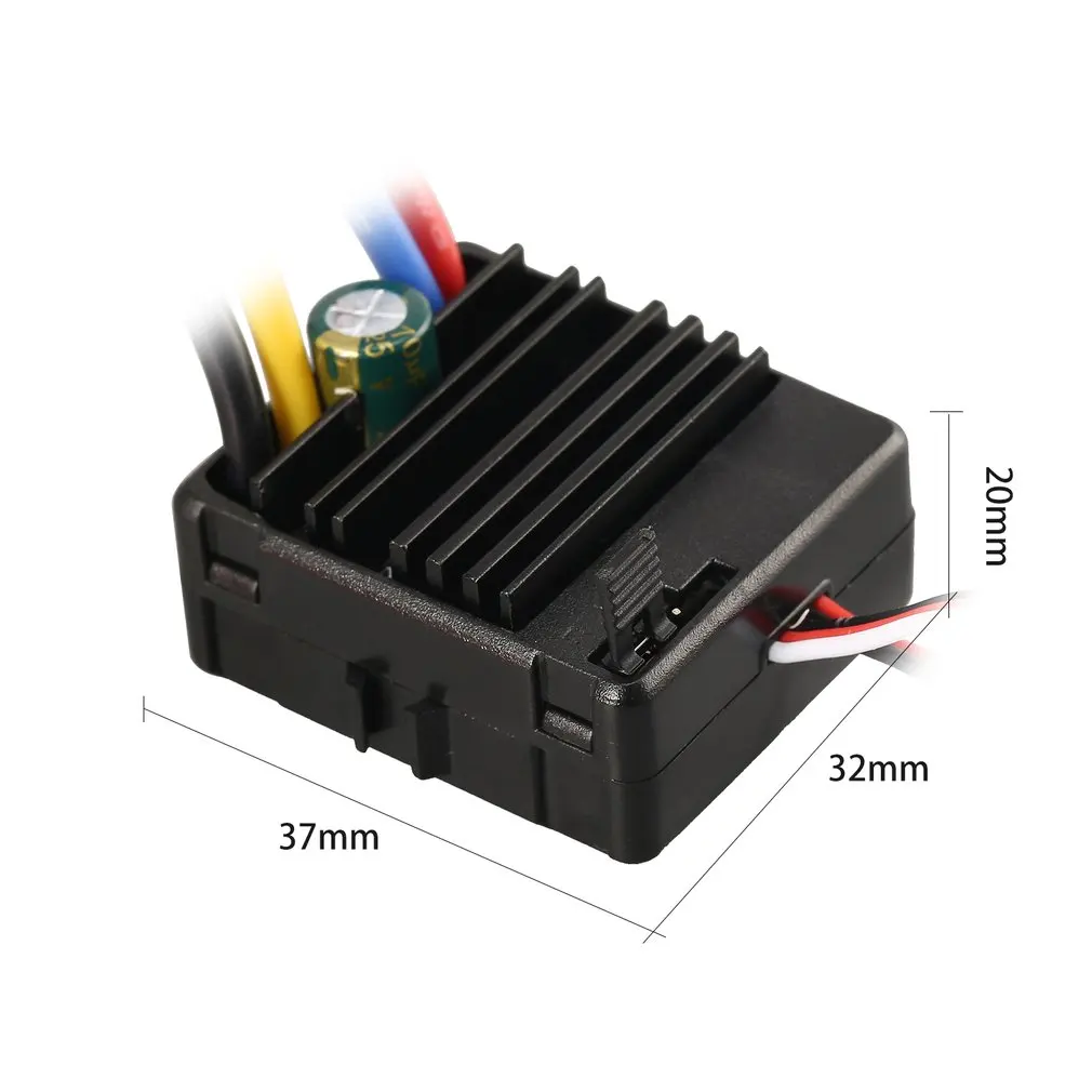 Surpass Hobby Brushed 60A ESC Electric Speed Controller with 5V/2A BEC for Axial SCX10 RC4WD D90 1/10 RC Crawler Climbing Car
Surpass Hobby Brushed 60A ESC Electric Speed Controller with 5V/2A BEC for Axial SCX10 RC4WD D90 1/10 RC Crawler Climbing Car