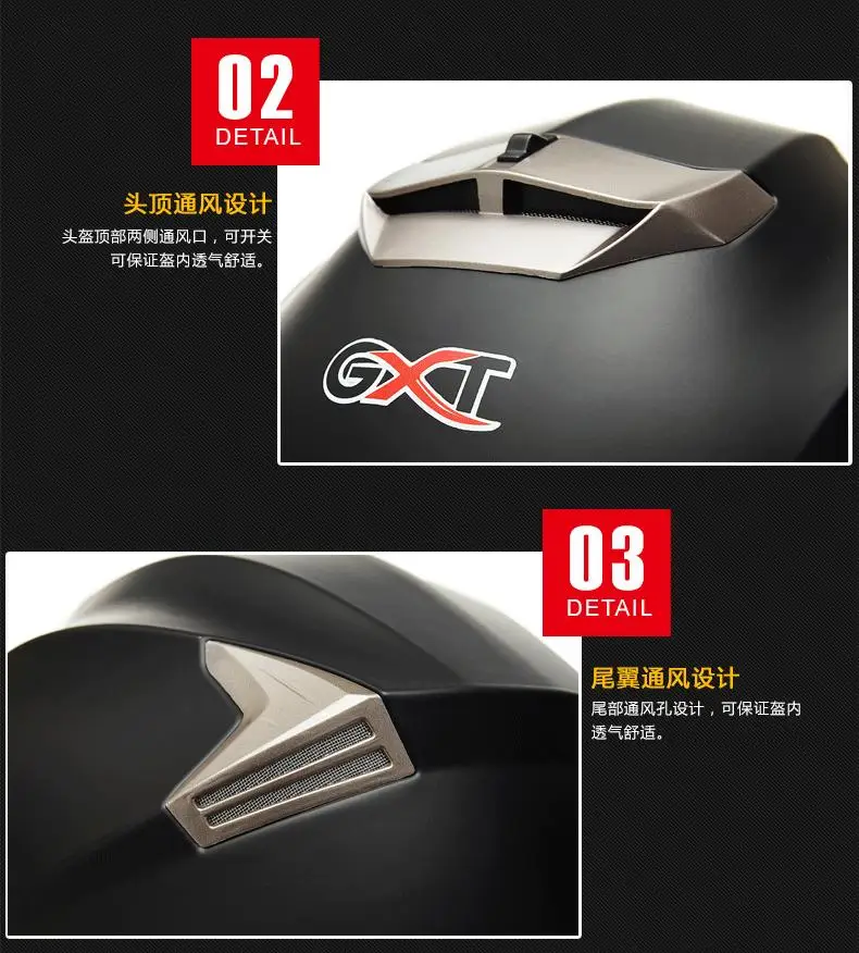 GXT 160 Winter Anti-fog Double lens Flip Up Motorcycle helmet for men and men Full Face Motocross Motorbike helmet Moto casco
GXT 160 Winter Anti-fog Double lens Flip Up Motorcycle helmet for men and men Full Face Motocross Motorbike helmet Moto casco