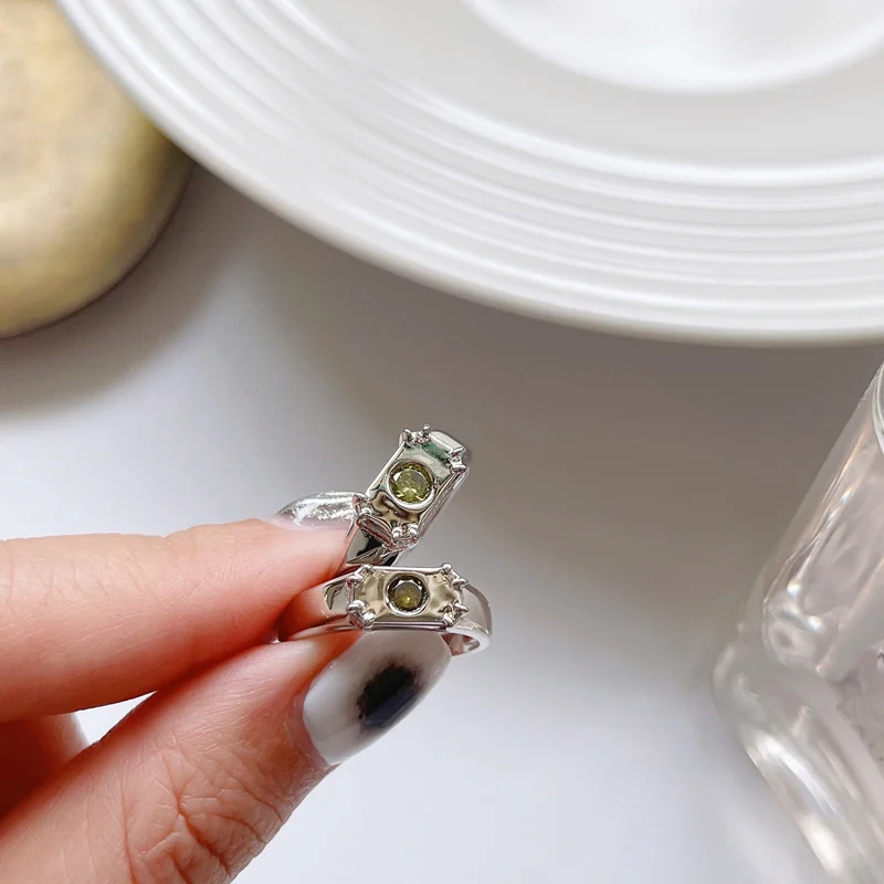 925 Sterling Silver Opening Ring Fashion Texture Small Fresh Olive Zirconium Gifts For Women Aesthetic 2021 Trend Fine Jewelry
925 Sterling Silver Opening Ring Fashion Texture Small Fresh Olive Zirconium Gifts For Women Aesthetic 2021 Trend Fine Jewelry