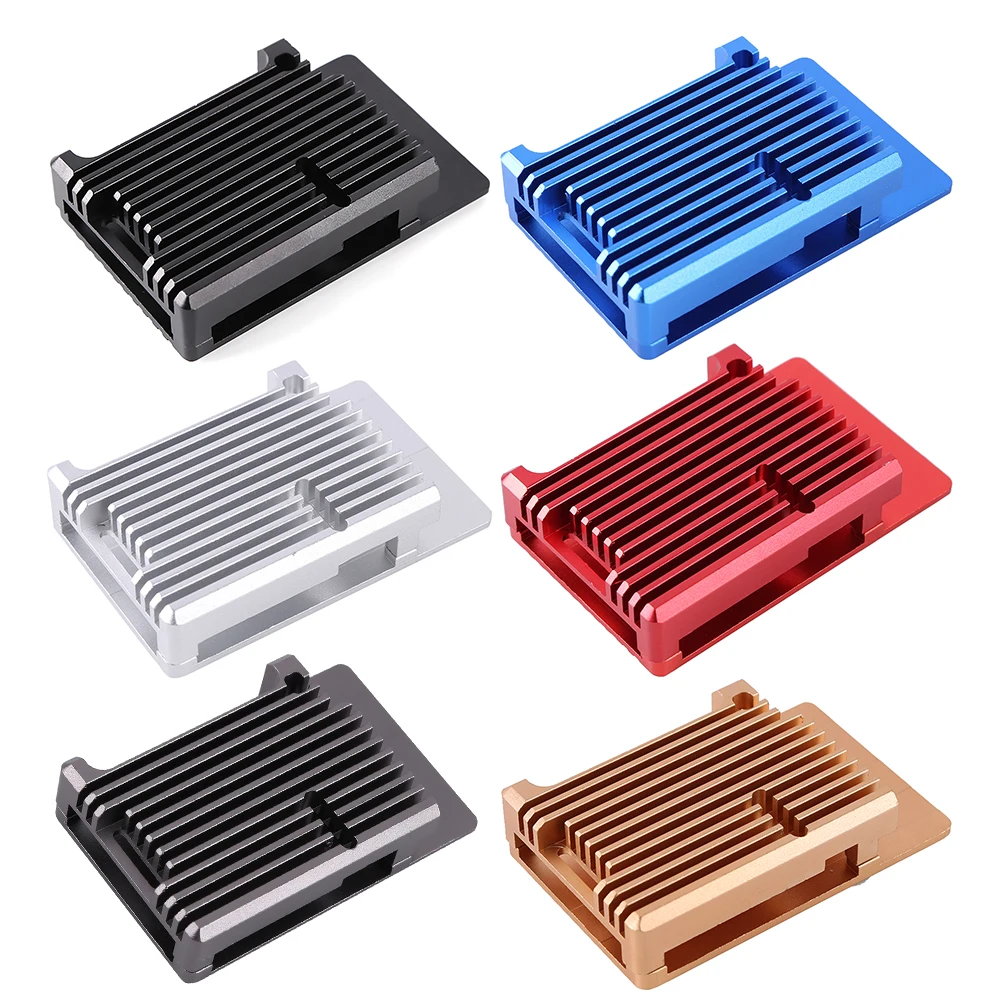 Protective Case Shell Housing Aluminum Alloy Enclosure Housing Cooling Heat Sink for Raspberry Pi 4 Model B 4B
Protective Case Shell Housing Aluminum Alloy Enclosure Housing Cooling Heat Sink for Raspberry Pi 4 Model B 4B