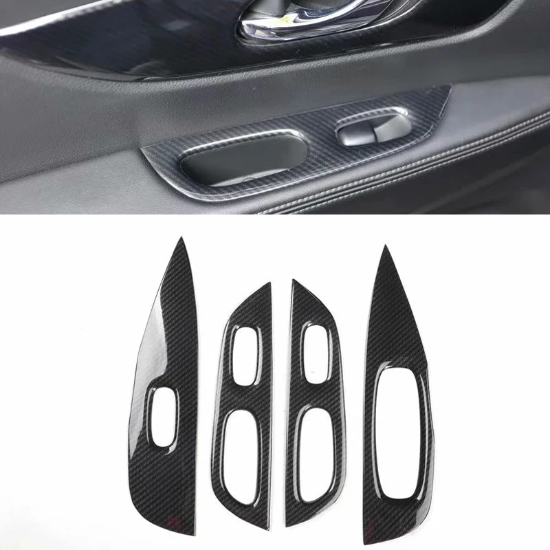 For Nissan X-Trail 2017-2020 Left/Right Hand Drive 4PCS Carbon Fiber ABS Car Side Door Window Lift Switch Buttons Cover Trims
For Nissan X-Trail 2017-2020 Left/Right Hand Drive 4PCS Carbon Fiber ABS Car Side Door Window Lift Switch Buttons Cover Trims