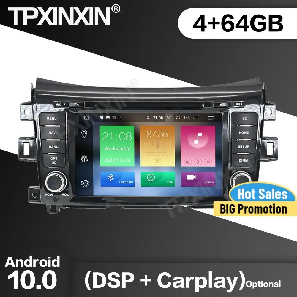 64G Car Radio 2Din Stereo Receiver Android For NISSAN NP300 Navara 2014 2015 2016 2017 2018 2019 GPS Multimedia Player Head Unit
64G Car Radio 2Din Stereo Receiver Android For NISSAN NP300 Navara 2014 2015 2016 2017 2018 2019 GPS Multimedia Player Head Unit