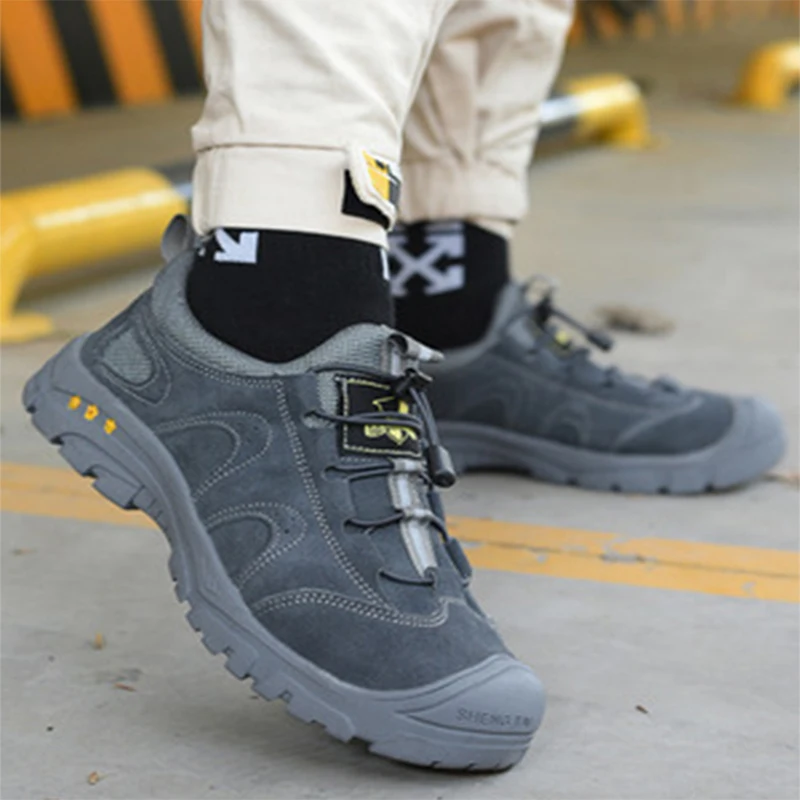 Men Work & Safety Shoes Steel Toe Caps Anti-Smashing Anti-Puncture Construction Work Boots Non-Slip Breathable Security Shoes
Men Work & Safety Shoes Steel Toe Caps Anti-Smashing Anti-Puncture Construction Work Boots Non-Slip Breathable Security Shoes