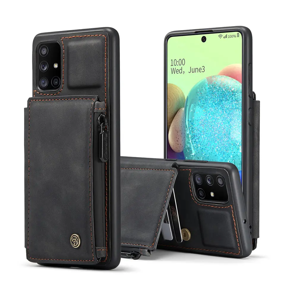 Case For Samsung Galaxy A71 Zipper Purse Flip Cover Smart Card Slot Shockproof Full Protective Cover For Samsung Galaxy A71 4G
Case For Samsung Galaxy A71 Zipper Purse Flip Cover Smart Card Slot Shockproof Full Protective Cover For Samsung Galaxy A71 4G