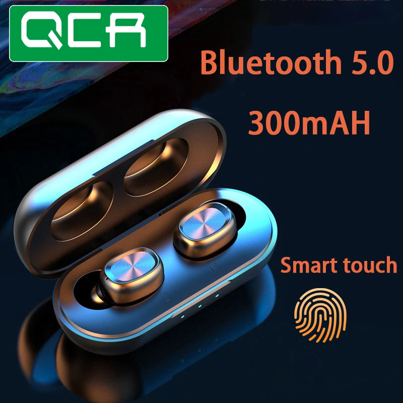 TWS-стереонаушники B5 с поддержкой Bluetooth 5 0 и сенсорным управлением 300 мАч |