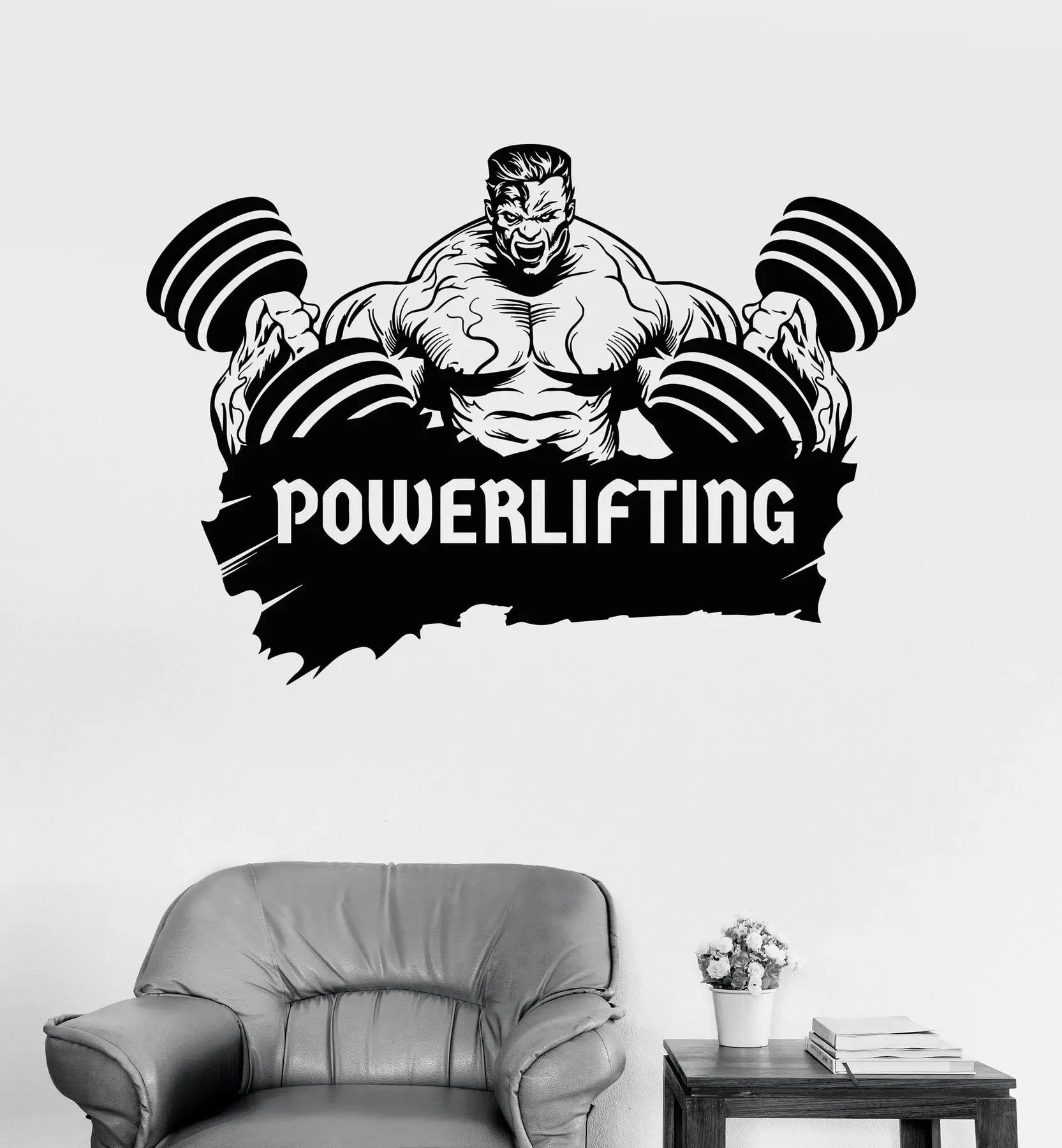 Gym wall stickers, weightlifting, muscle man decals, gym wall decoration, fashion violence aesthetic home wall stickers JSF36
Gym wall stickers, weightlifting, muscle man decals, gym wall decoration, fashion violence aesthetic home wall stickers JSF36