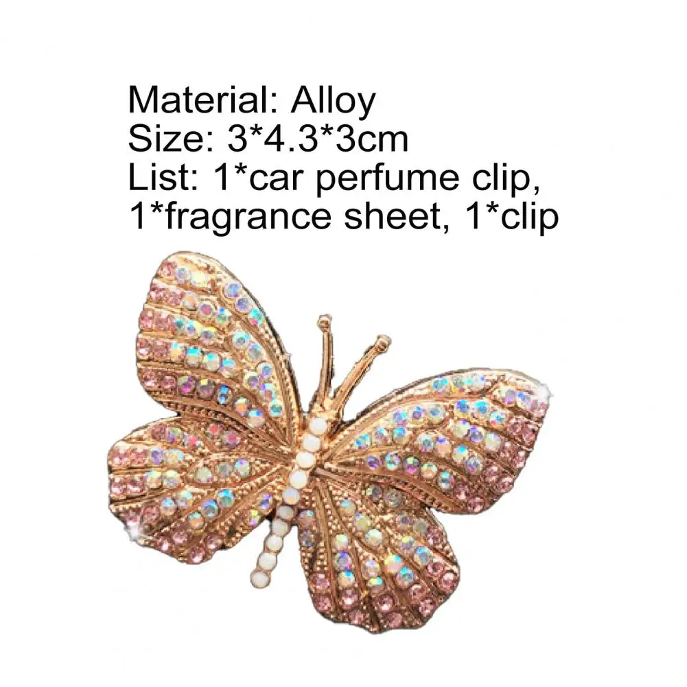 50% Hot Sales Car Aromatherapy Clip Butterfly Shape Inlay Alloy Auto Air Outlet Freshener Perfume Clip for Car 
50% Hot Sales Car Aromatherapy Clip Butterfly Shape Inlay Alloy Auto Air Outlet Freshener Perfume Clip for Car
