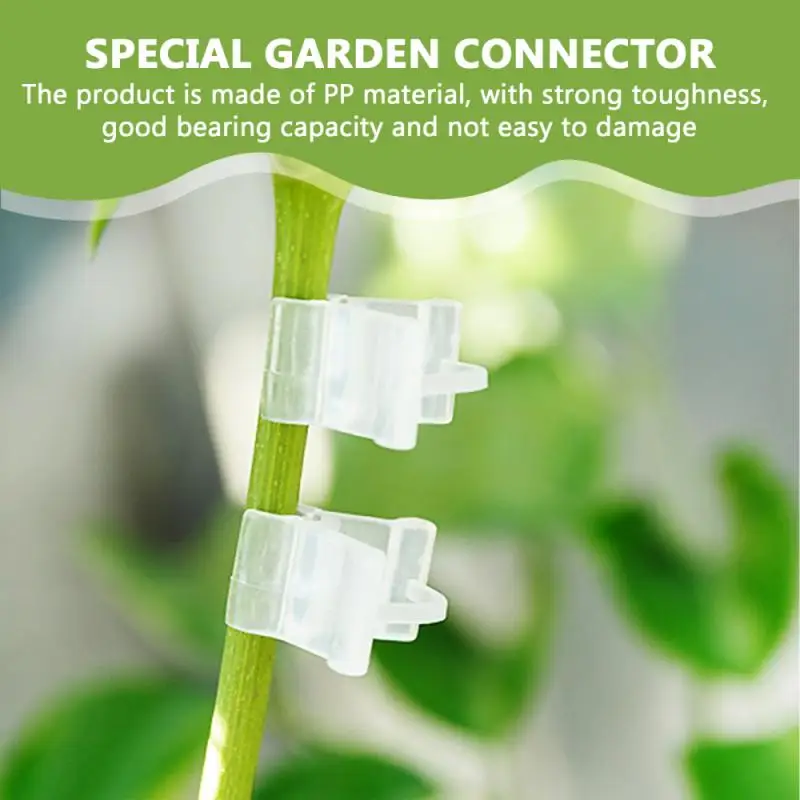 50Pcs Plastic Plant Support Clips Supports Connects Reusable Protection Grafting Fixing Tool Gardening Supplies For Vegetable
50Pcs Plastic Plant Support Clips Supports Connects Reusable Protection Grafting Fixing Tool Gardening Supplies For Vegetable