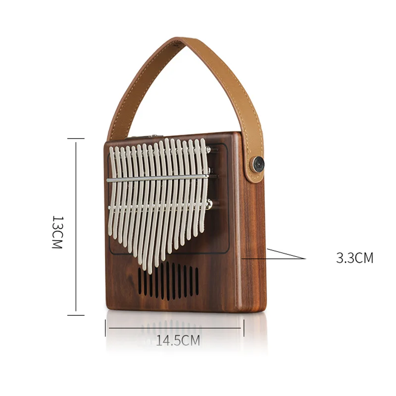 Protable Piano 17 Keys Kalimba Thumb Piano Made By Single Board High-Quality Wood Mahogany Body Musical Instrument
Protable Piano 17 Keys Kalimba Thumb Piano Made By Single Board High-Quality Wood Mahogany Body Musical Instrument