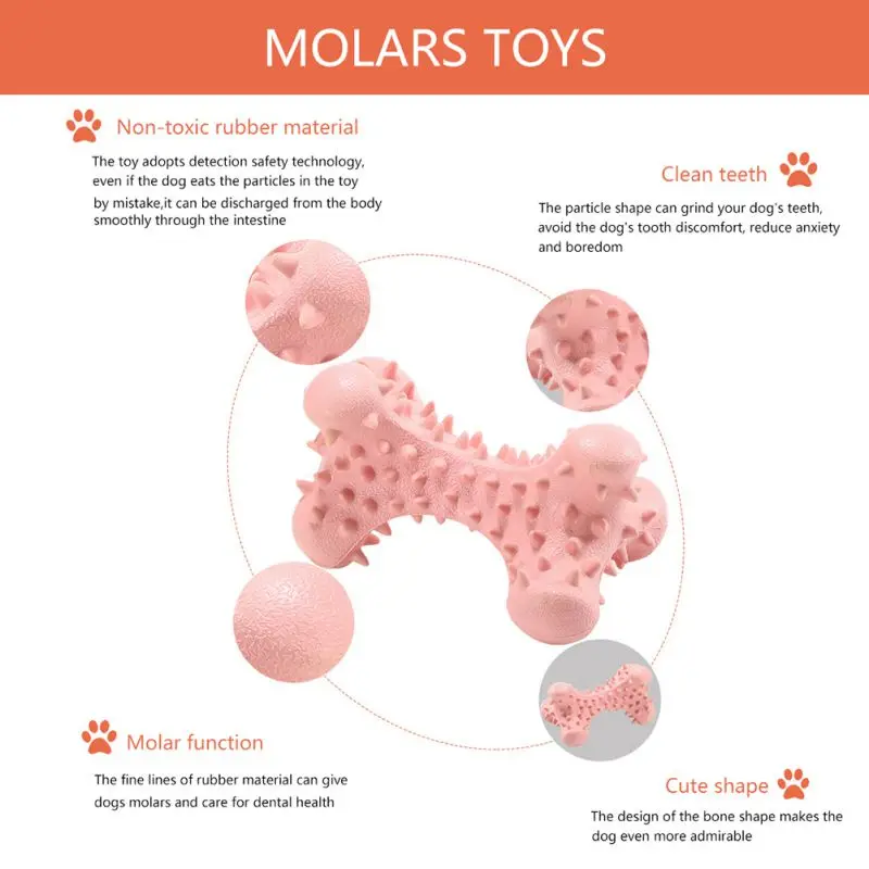 New Pet Dog Toys Bite-Resistant Chew toy Rubber Bone Shaped Dogs Toy For Teeth Cleaning Molar Toy Pet Supplies
New Pet Dog Toys Bite-Resistant Chew toy Rubber Bone Shaped Dogs Toy For Teeth Cleaning Molar Toy Pet Supplies