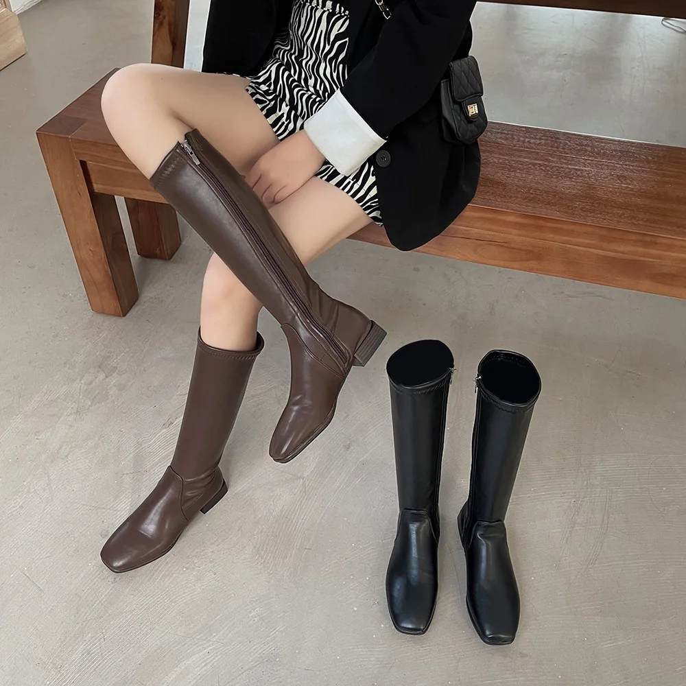 Long Boots Women Shoes Autumn New Fashion Thick Bottom Simple High Knight Boots Ladies Boot
Long Boots Women Shoes Autumn New Fashion Thick Bottom Simple High Knight Boots Ladies Boot