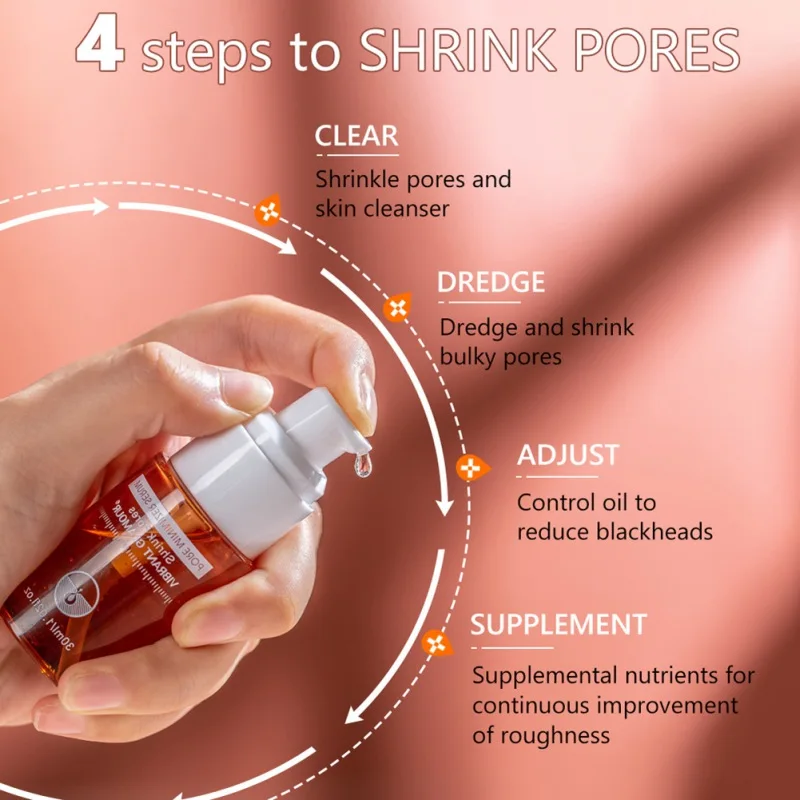 Pore Minimizer Serum Salicylic Shrink Moisturizing Whitening Oil Control Remove Blackhead Acne Skin Care 30m makeup
Pore Minimizer Serum Salicylic Shrink Moisturizing Whitening Oil Control Remove Blackhead Acne Skin Care 30m makeup