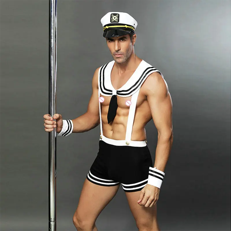 Sexy Underwear Sexy Lingerie For Men Porno Sailor Cosplay Costumes for party hot erotic Seaman Body Stocking
Sexy Underwear Sexy Lingerie For Men Porno Sailor Cosplay Costumes for party hot erotic Seaman Body Stocking