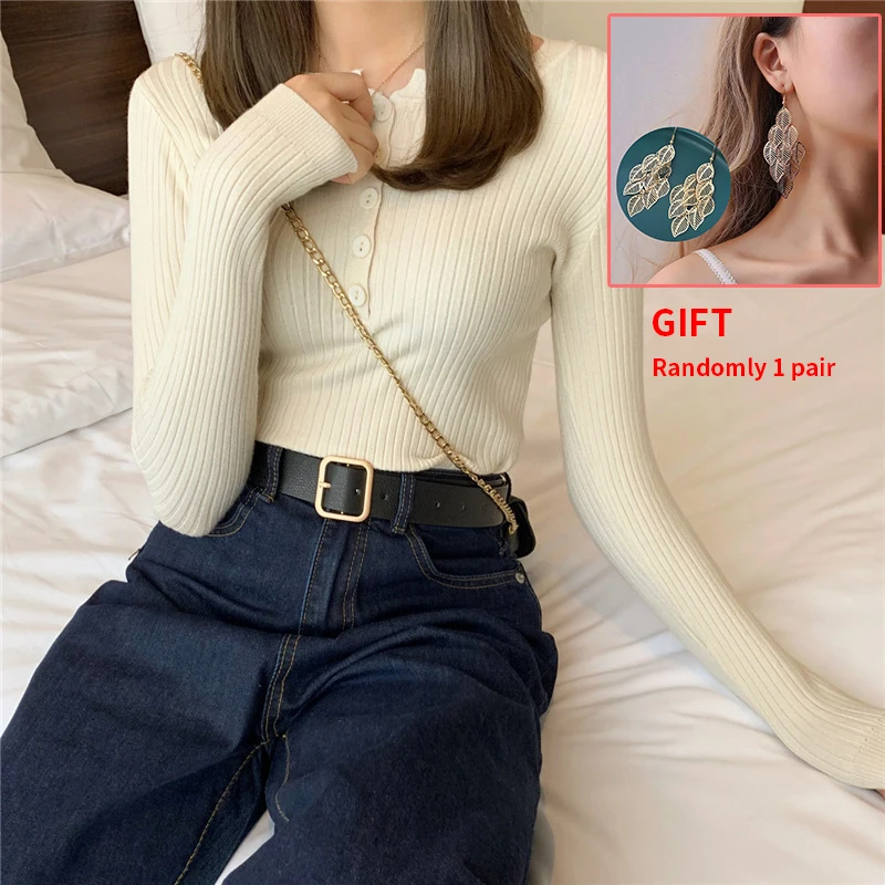 Sweater Women Solid Color O-neck Pullover Autumn Winter Basic Women's Jumper Soft Slim Knitted Warm Sweaters Korean Tops
Sweater Women Solid Color O-neck Pullover Autumn Winter Basic Women's Jumper Soft Slim Knitted Warm Sweaters Korean Tops