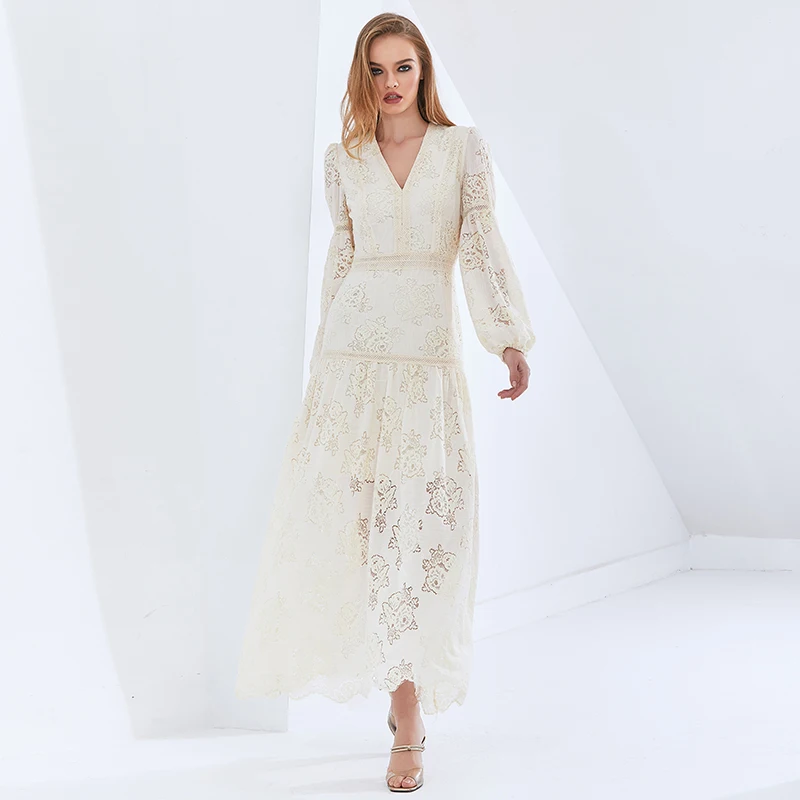 High Waist Oversized Dresses Female New Vintage Patchwork Lace Perspective Dress For Female Lantern Sleeves
High Waist Oversized Dresses Female New Vintage Patchwork Lace Perspective Dress For Female Lantern Sleeves