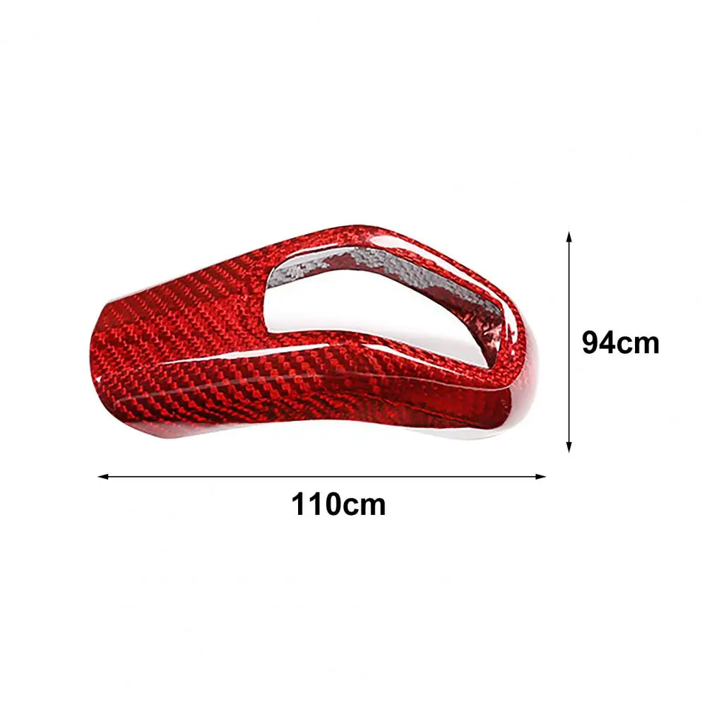 Knob Trim Sticker Heat-resistant Anti-scratch Red Carbon Fiber Gear Shift Knob Cover for Land Rover Range Rover Sport 2014-2017
Knob Trim Sticker Heat-resistant Anti-scratch Red Carbon Fiber Gear Shift Knob Cover for Land Rover Range Rover Sport 2014-2017