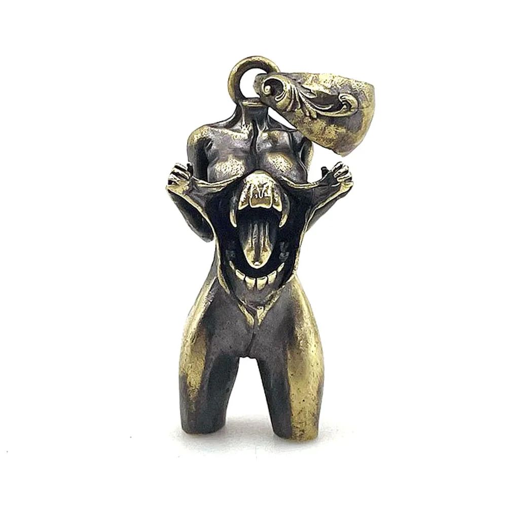 Outdoor Tool EDC DIY Personality Creative Brass Evil Spirits Pendant Key Ring Keychain Accessories
Outdoor Tool EDC DIY Personality Creative Brass Evil Spirits Pendant Key Ring Keychain Accessories