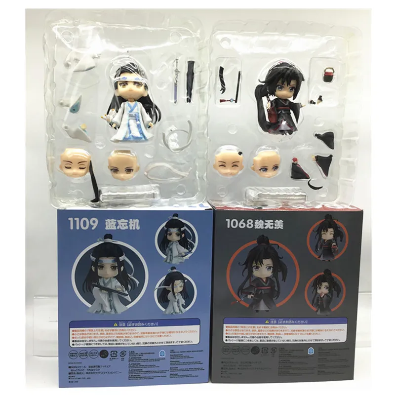 В наличии 10 см Mo Dao Zu Shi Grandmaster of Demonic культивирование Lan WangJi 1109 Wei Wuxian 1068 экшн-фигурка модель игрушка милый подарок
В наличии 10 см Mo Dao Zu Shi Grandmaster of Demonic культивирование Lan WangJi 1109 Wei Wuxian 1068 экшн-фигурка модель игрушка милый подарок