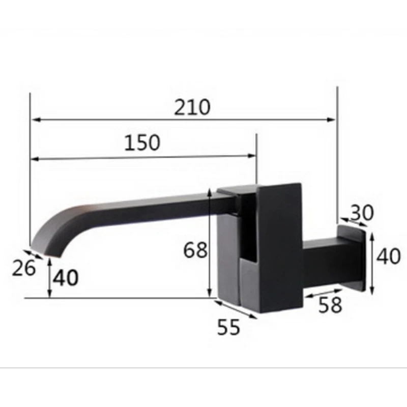 Bathroom Basin Faucet Wall Mounted Cold Water Faucet Bathtub Waterfall Spout Vessel Sink Faucet Mop Pool Tap
Bathroom Basin Faucet Wall Mounted Cold Water Faucet Bathtub Waterfall Spout Vessel Sink Faucet Mop Pool Tap