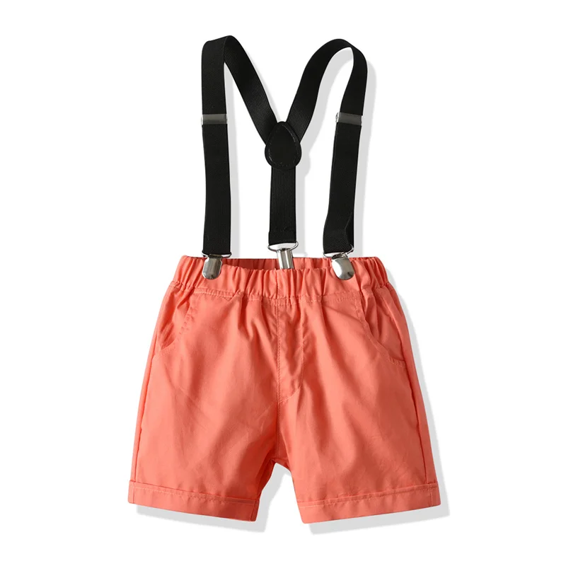 2pcs Baby Boys Summer Casual Clothes Sets,Children Kids Boys Lapel Animal Print T-shirt Removable Pocket Suspender Shorts Set
2pcs Baby Boys Summer Casual Clothes Sets,Children Kids Boys Lapel Animal Print T-shirt Removable Pocket Suspender Shorts Set