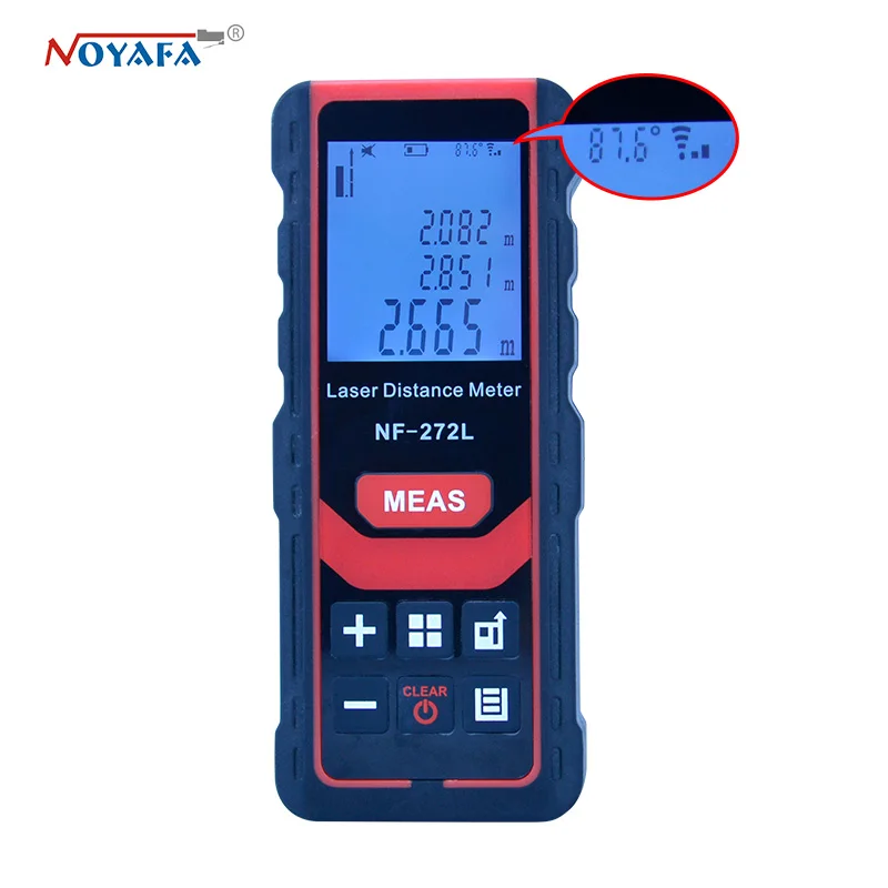 Laser Distance Meter 40M 60M 80M 100M Rangefinder Trena Laser Tape Range Finder Build Measure Device Ruler Test Tool NF-272L
Laser Distance Meter 40M 60M 80M 100M Rangefinder Trena Laser Tape Range Finder Build Measure Device Ruler Test Tool NF-272L