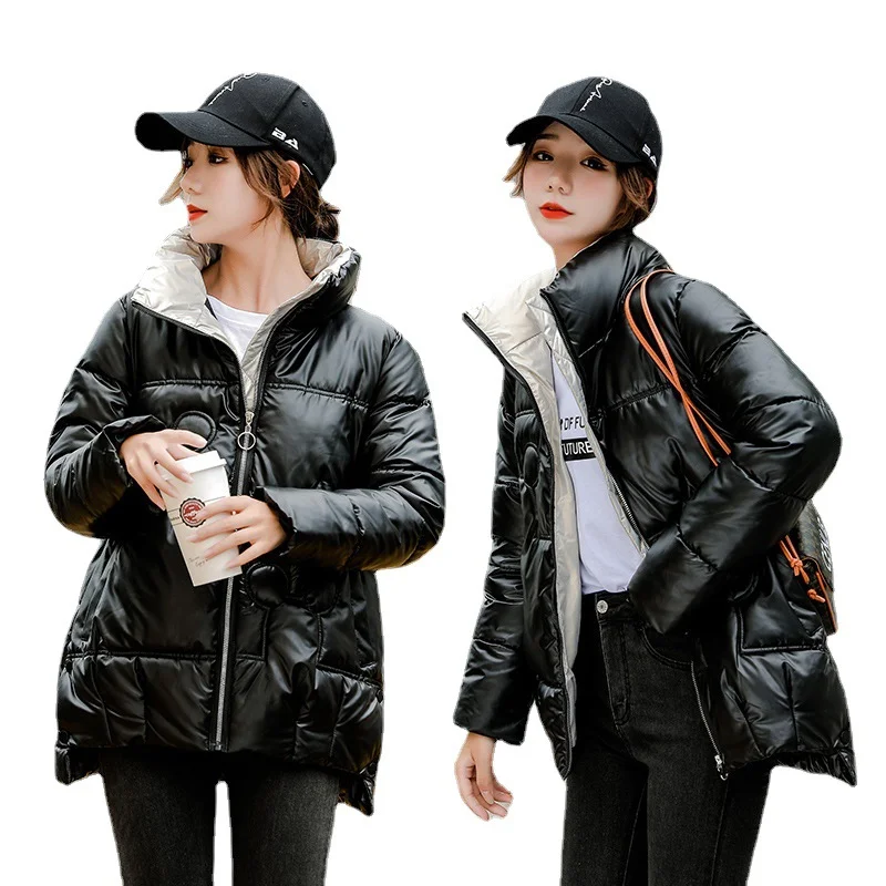 2021 Winter Thick Cotton Padded Coats Women parka Zippers Female Parkas Stand Collar Female Fashion Jackets Thick Casual Parkas
2021 Winter Thick Cotton Padded Coats Women parka Zippers Female Parkas Stand Collar Female Fashion Jackets Thick Casual Parkas