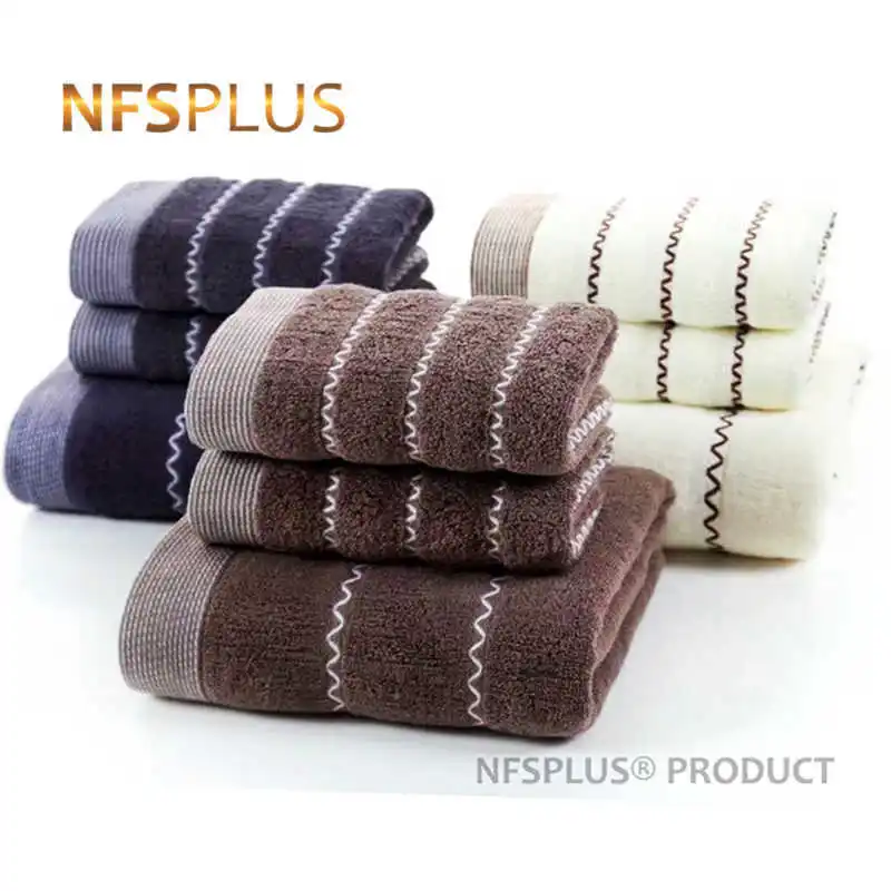 100% Cotton Bathroom Towels For Adults 35x75cm Face Towels 70x140cm Bath Towel Dark Blue White Coffee Terry Washcloth Towel Set
100% Cotton Bathroom Towels For Adults 35x75cm Face Towels 70x140cm Bath Towel Dark Blue White Coffee Terry Washcloth Towel Set