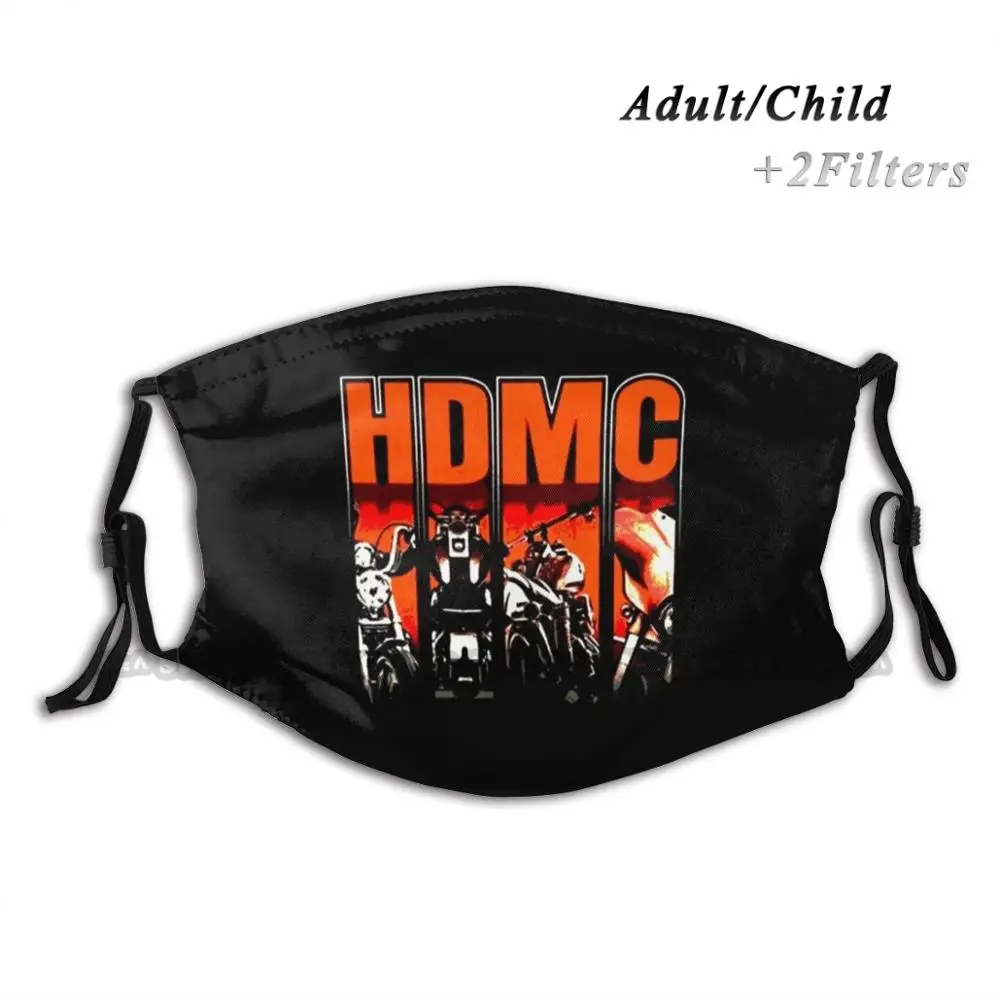 Hd™Фильтр Pm2.5 Diy смываемая маска для лица Hd Mc Biker Hardcore Bumblefoot Pink Axl Slash Punk Hard Metal Gems Alice
