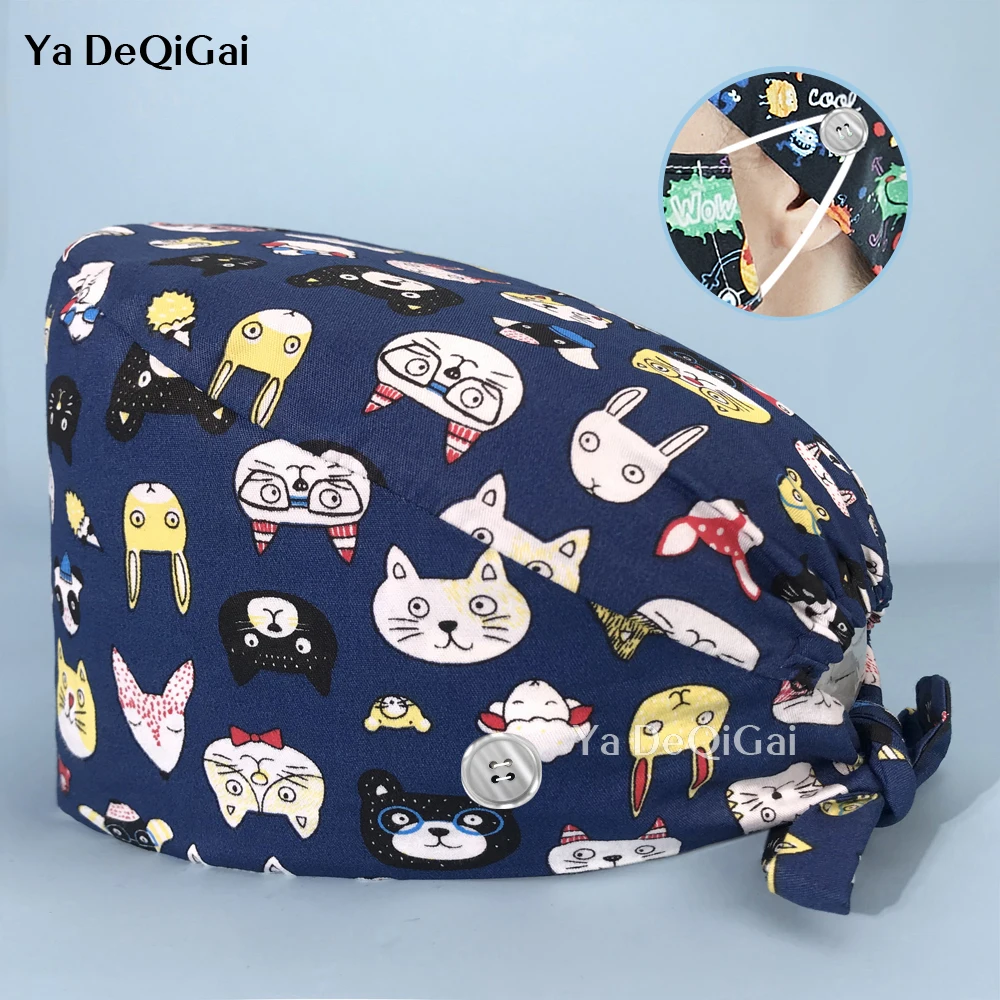YaGai Pharmacy Lab Pet Shop Women Doctors Surgical Scrubs Hat Nurses Hats with Button Accessories Nursing Scrubs Cap Medical Hat
YaGai Pharmacy Lab Pet Shop Women Doctors Surgical Scrubs Hat Nurses Hats with Button Accessories Nursing Scrubs Cap Medical Hat