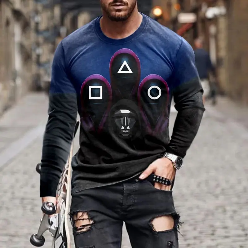 European and American popular men's leisure sports 3D digital printing T-shirt Street trend 3D printing long sleeve T-shirt s-6x
European and American popular men's leisure sports 3D digital printing T-shirt Street trend 3D printing long sleeve T-shirt s-6x