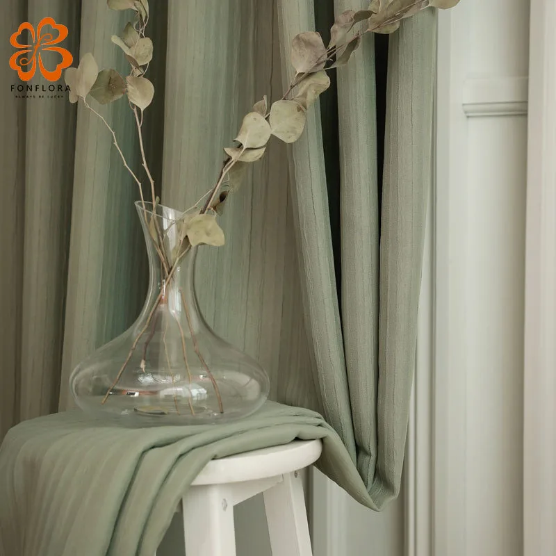 Japan Texture Striped Blackout Curtains for Living Room Thick Green Drapes for Bedroom Luxury Panel Window Treatments Blinds
Japan Texture Striped Blackout Curtains for Living Room Thick Green Drapes for Bedroom Luxury Panel Window Treatments Blinds