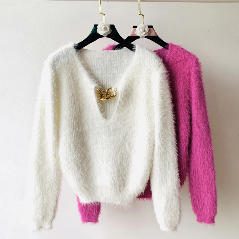 Patchwork Sequin Sweater For Women V Neck Long Sleeve Mohair Slim Short Tops Female Fashion New Clothing 2020 Tide
Patchwork Sequin Sweater For Women V Neck Long Sleeve Mohair Slim Short Tops Female Fashion New Clothing 2020 Tide