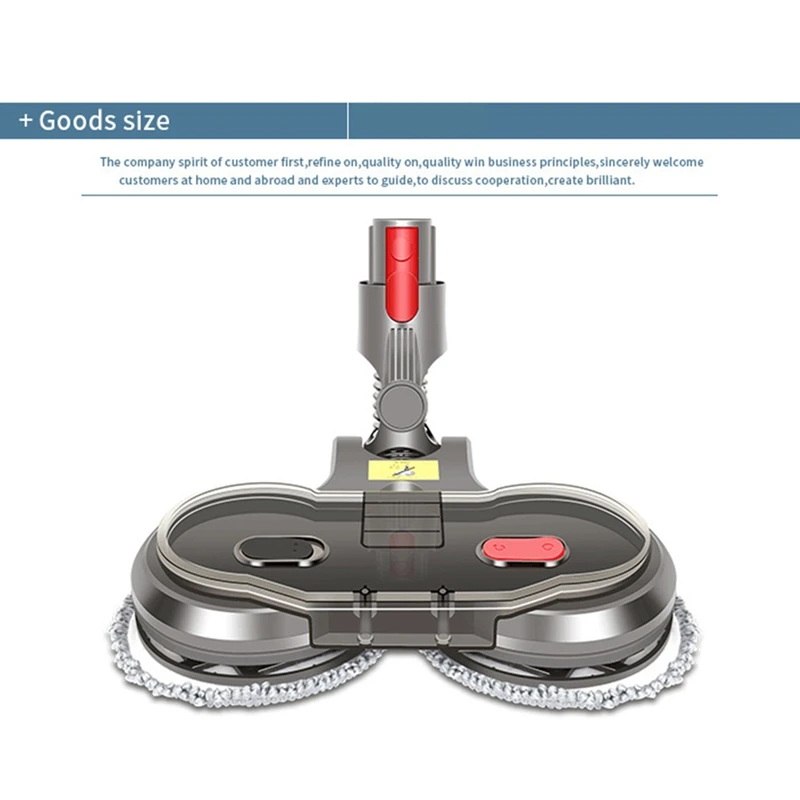 Electric Mop Head Attachment for Dyson Vacuum Cleaner V7 V8 V10 V11 Including Water Tank
Electric Mop Head Attachment for Dyson Vacuum Cleaner V7 V8 V10 V11 Including Water Tank