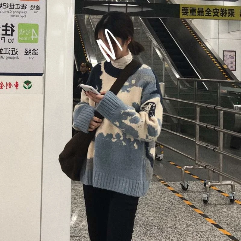 Осень 2021, зимний свитер, женские топы, вязаный пуловер, женская мягкая теплая толстая верхняя одежда
Осень 2021, зимний свитер, женские топы, вязаный пуловер, женская мягкая теплая толстая верхняя одежда